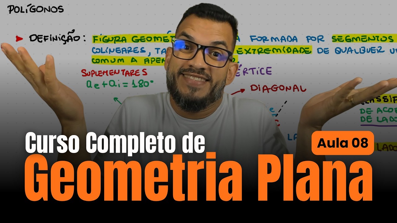 Polígonos | Geometria Plana - Aula 08