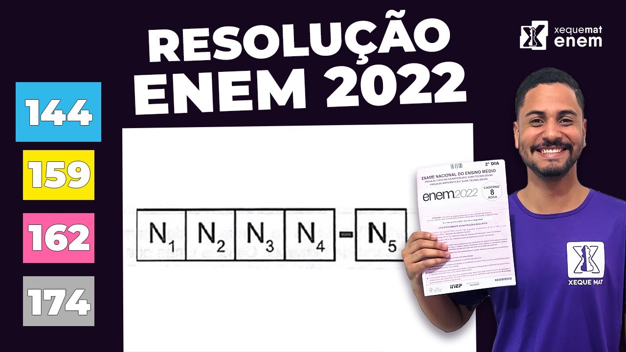 🔘Questão 144 - Caderno Azul | Lógica | MATEMÁTICA ENEM 2022