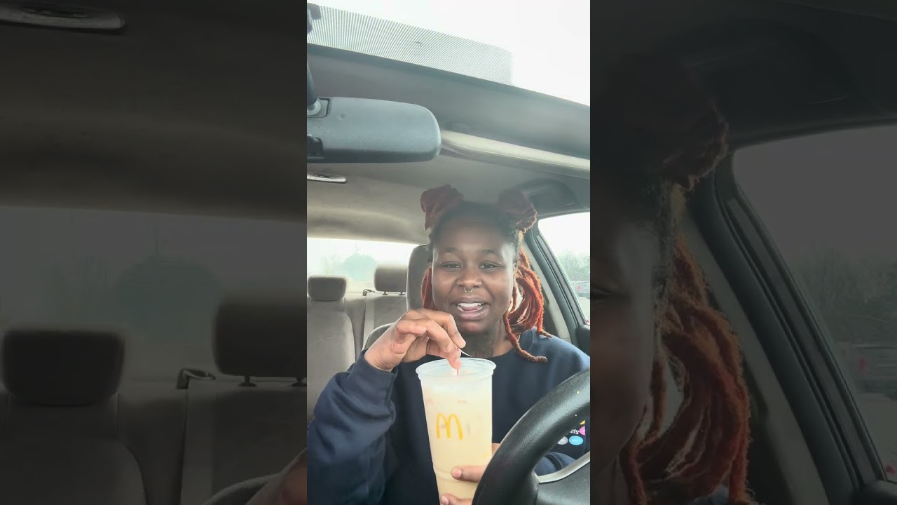Trying McDonald’s Tea With Creamer