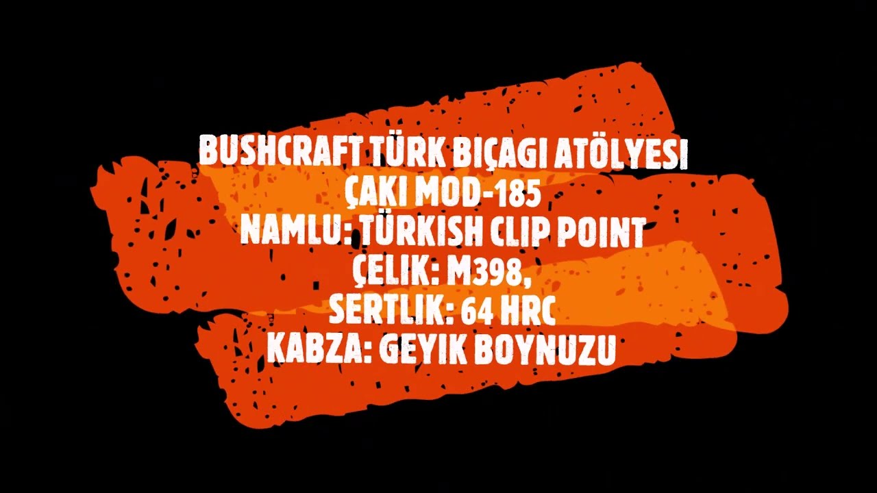 BUSHCRAFT TÜRK BIÇAĞI ATÖLYESİ - MOD185 M398 GEYIK BOYNUZU
