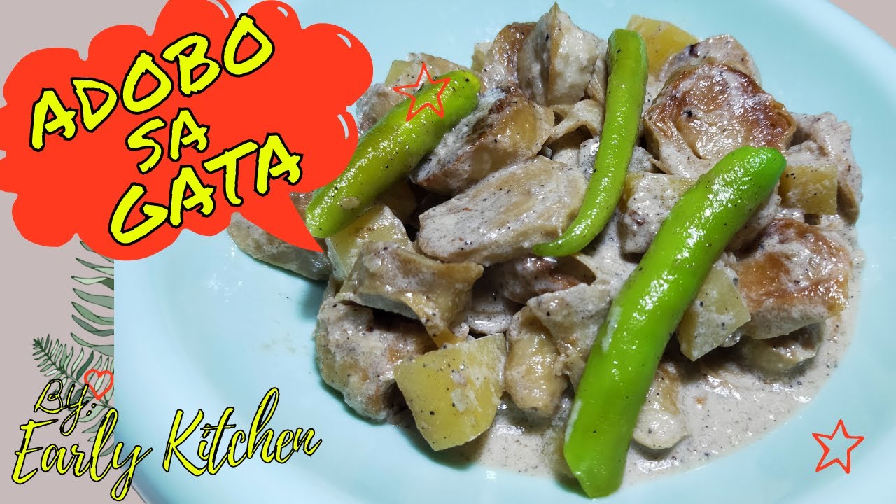 VEGETARIAN ADOBO WITH COCONUT MILK | EARLY KITCHEN