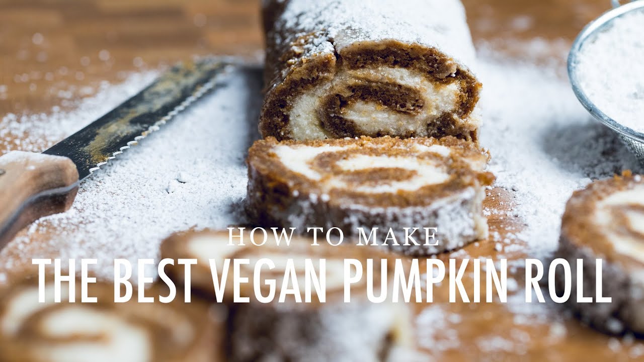How to Make a Vegan Pumpkin Roll