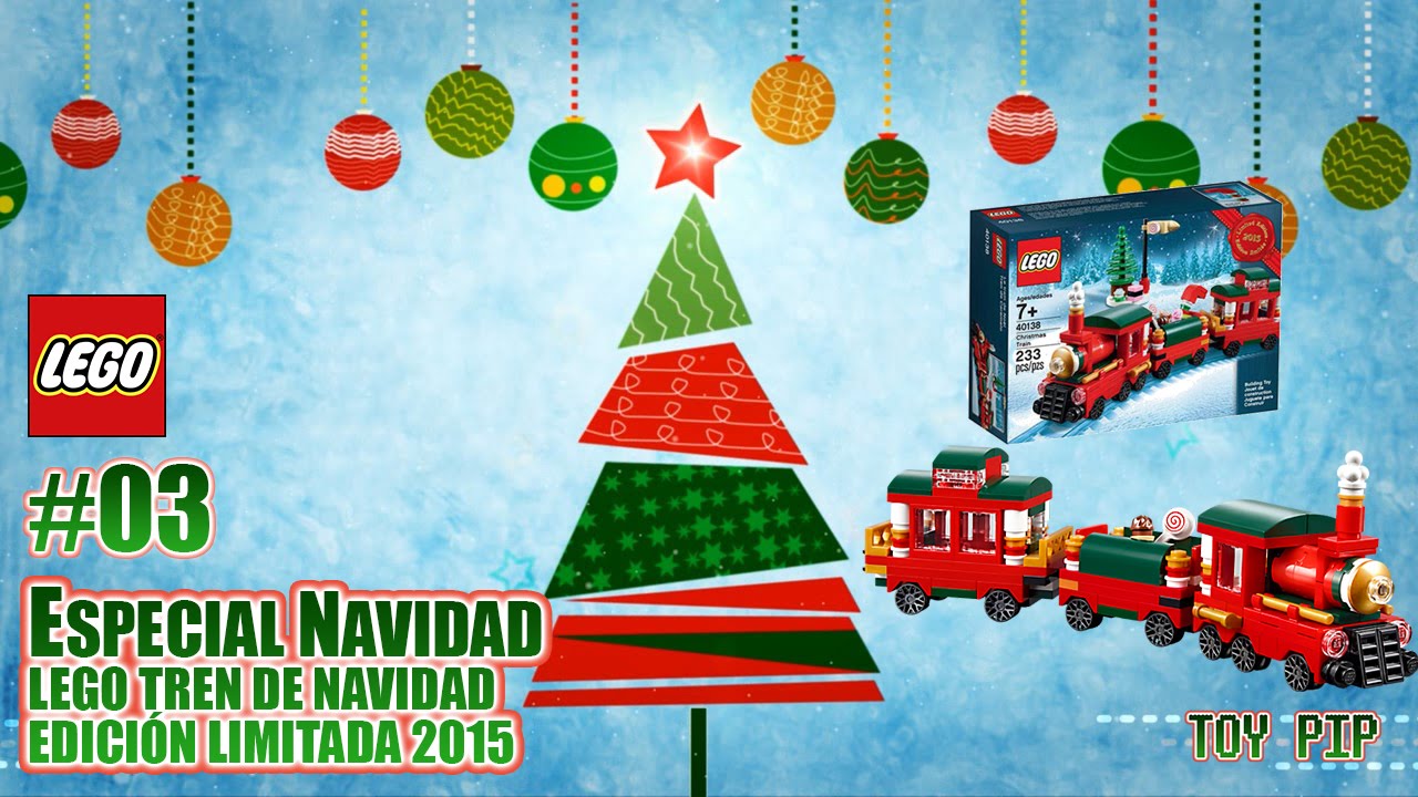 Lego Especial Navidad #03 | Tren de Navidad (Edición Limitada 2015) | Montaje + Review (Ref: 40138)