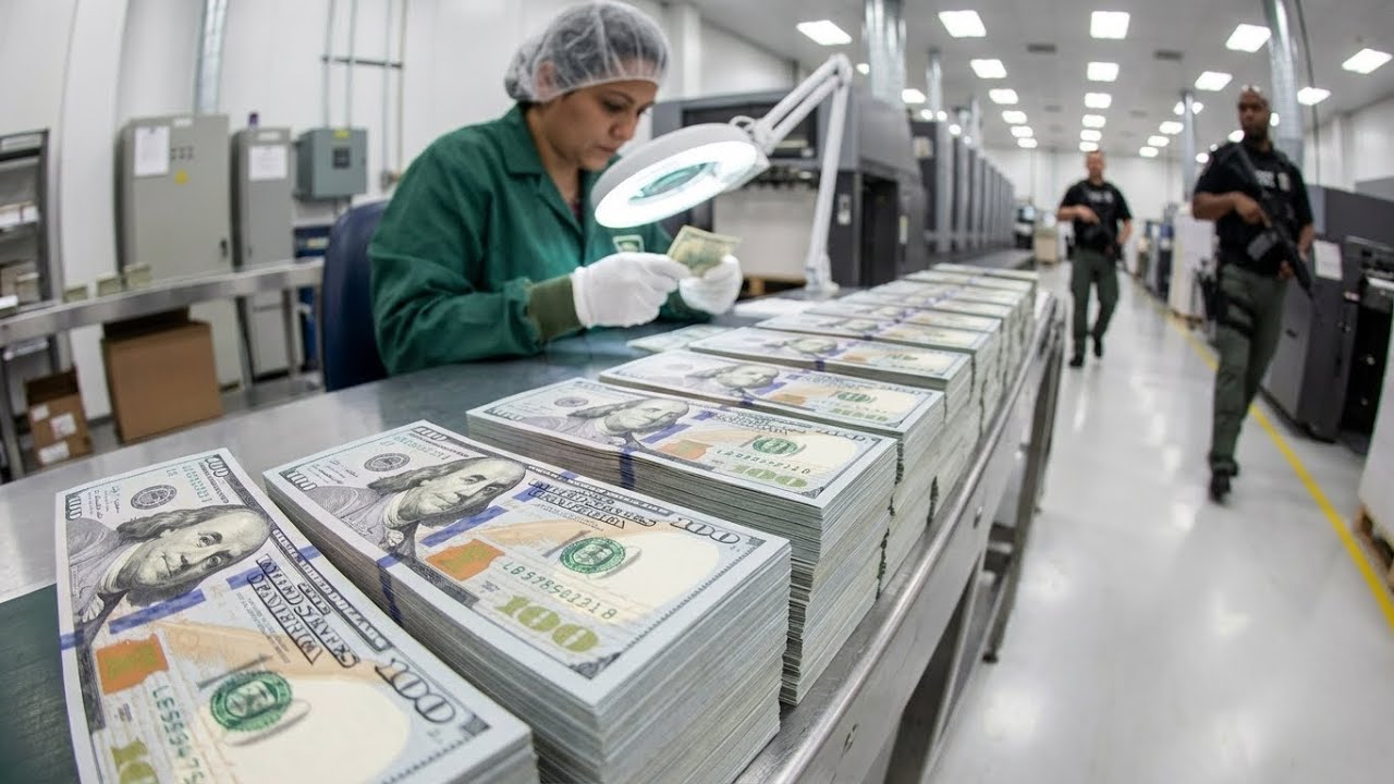 Inside the Dollar Factory: How Secure Currency Is Made (Full Process) | Factory World