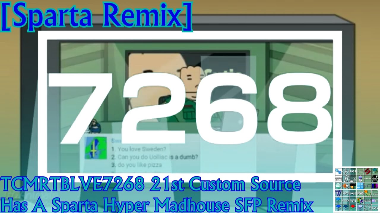 [Sparta Remix] TCMRTBLVE7268 21st Custom Source Has A Sparta Hyper Madhouse SFP Remix