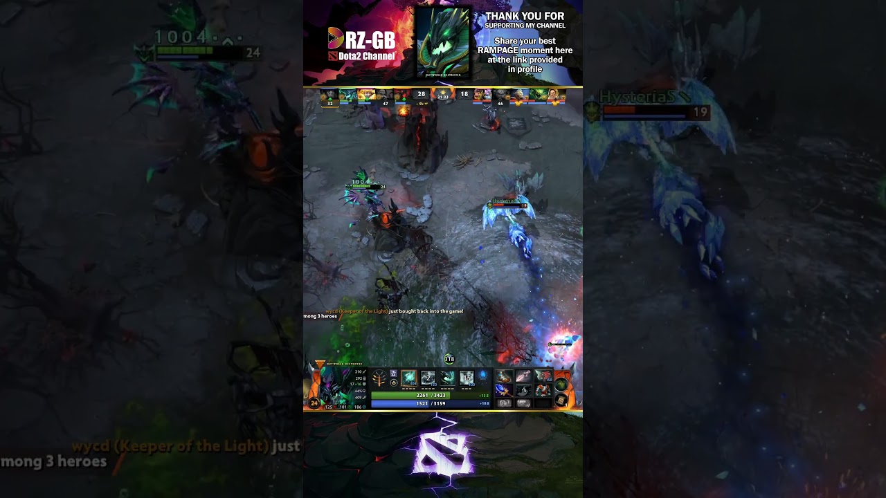 Dota2 rampage | Outworld Destroyer