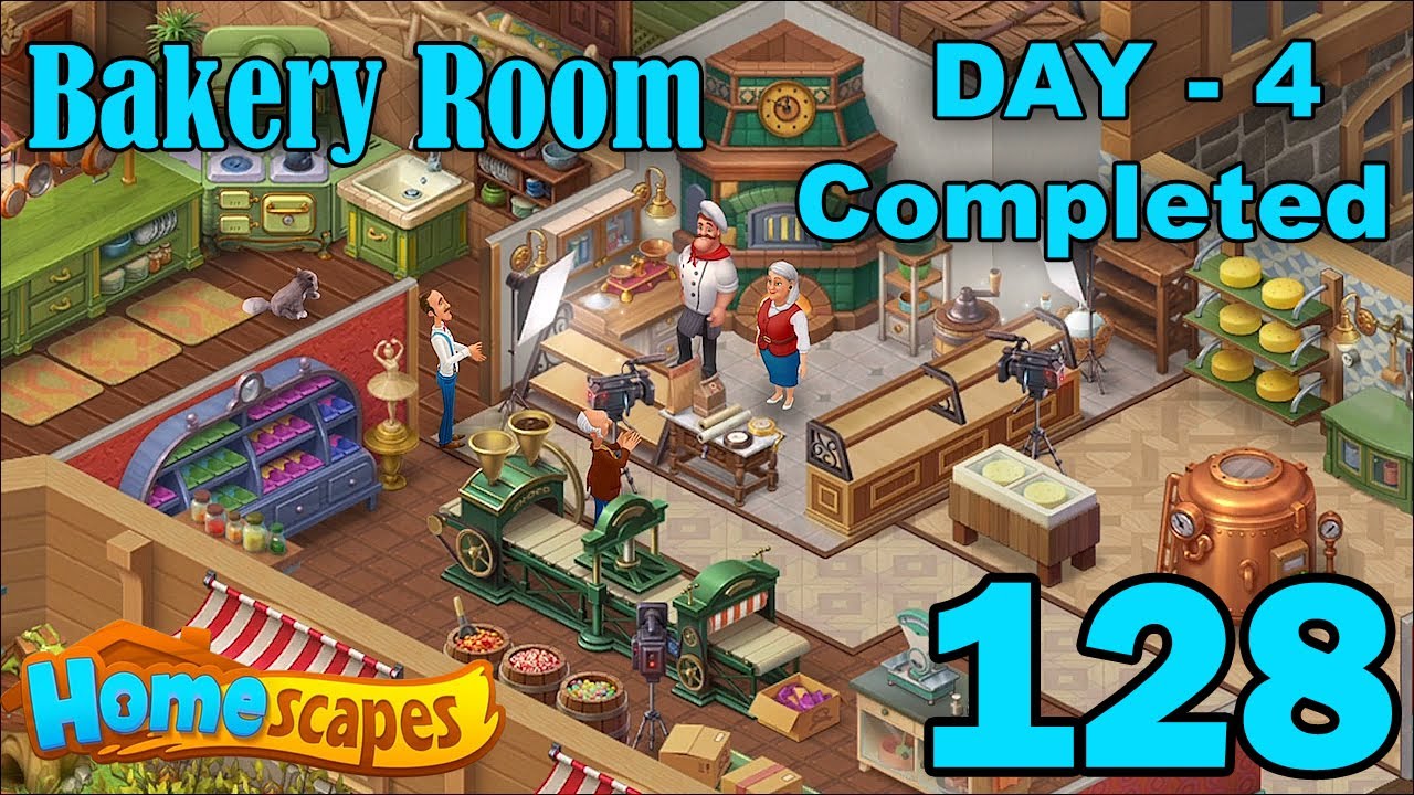 Homescapes New Bakery Room Expansion - Day 4 Completed - Part 128