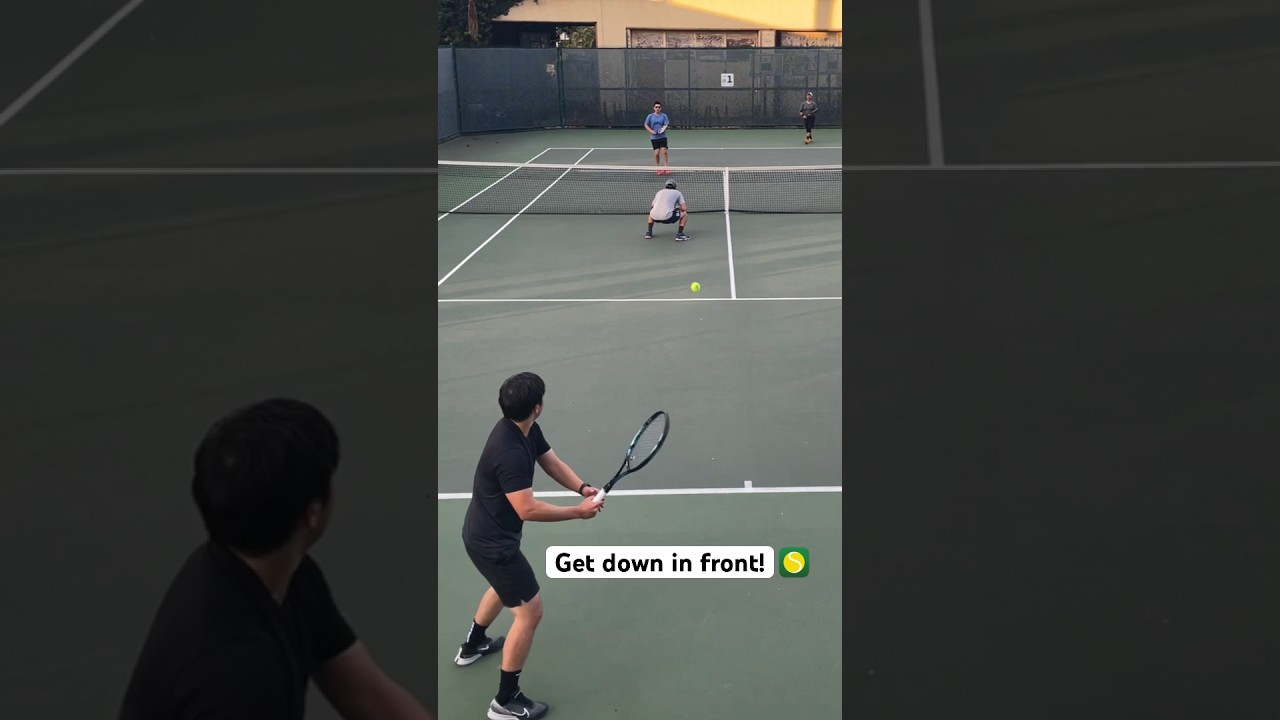 Inadvertent I formation USTA 4.0 (Australian) doubles tennis