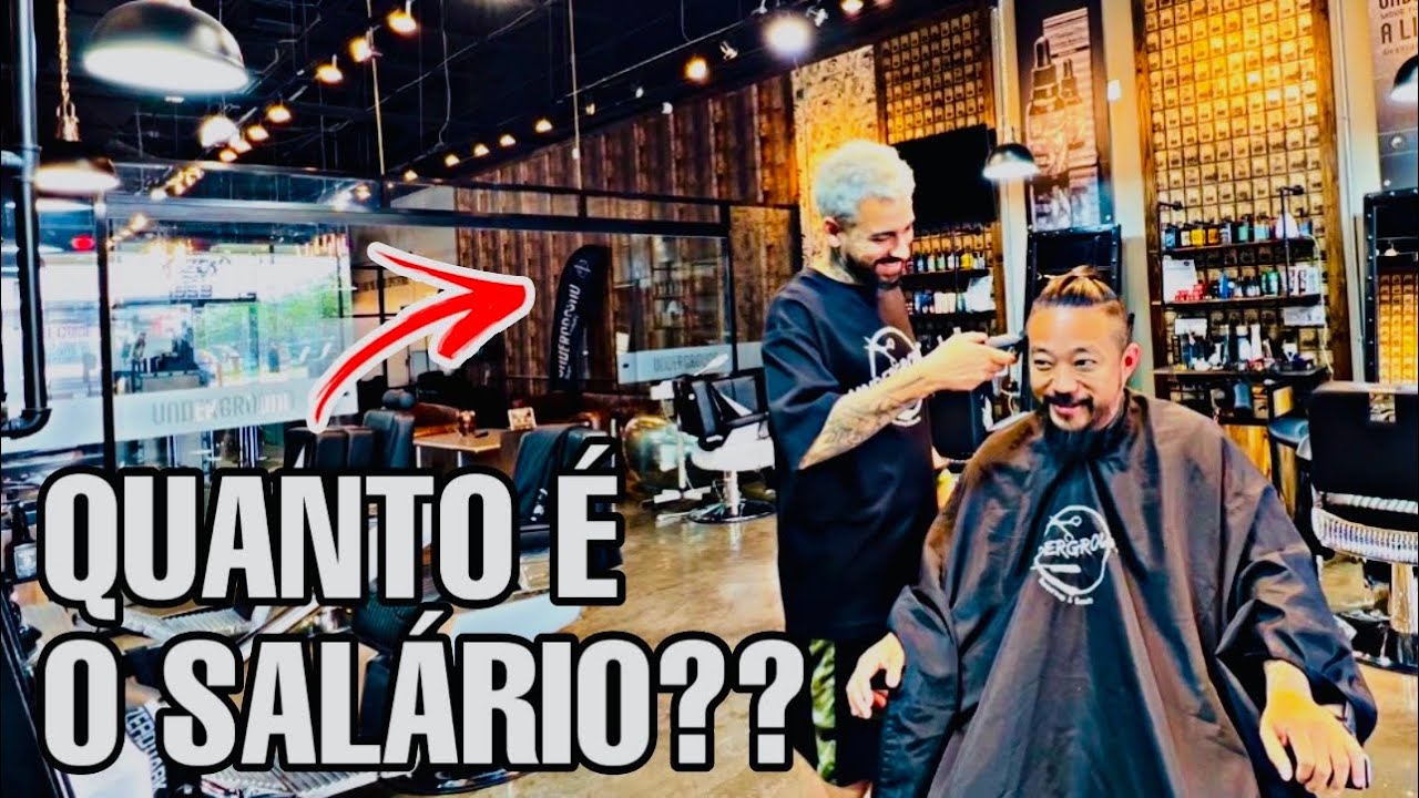 SALÁRIO DE UM BARBEIRO NOS EUA (RECÉM CHEGADO)!!