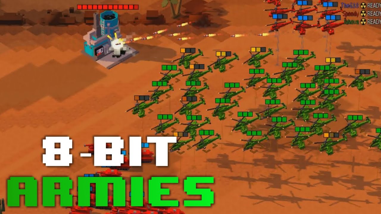 8 Bit Armies! Old School With Speedy & The DONG!