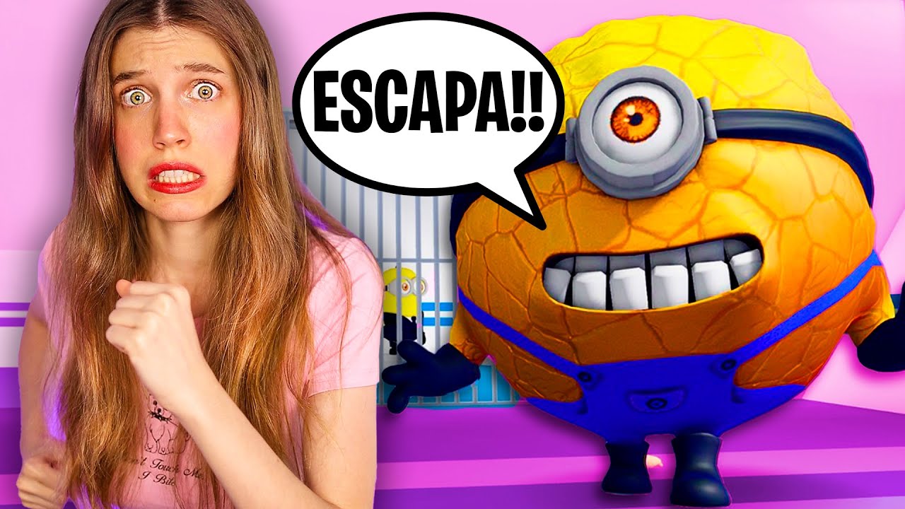 ESCAPA de la PRISIÓN de los MEGA MINIONS en ROBLOX!! 🟡🔵