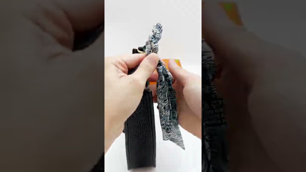 教大家用Twilly 將Hermes Evelyne變手挽袋 