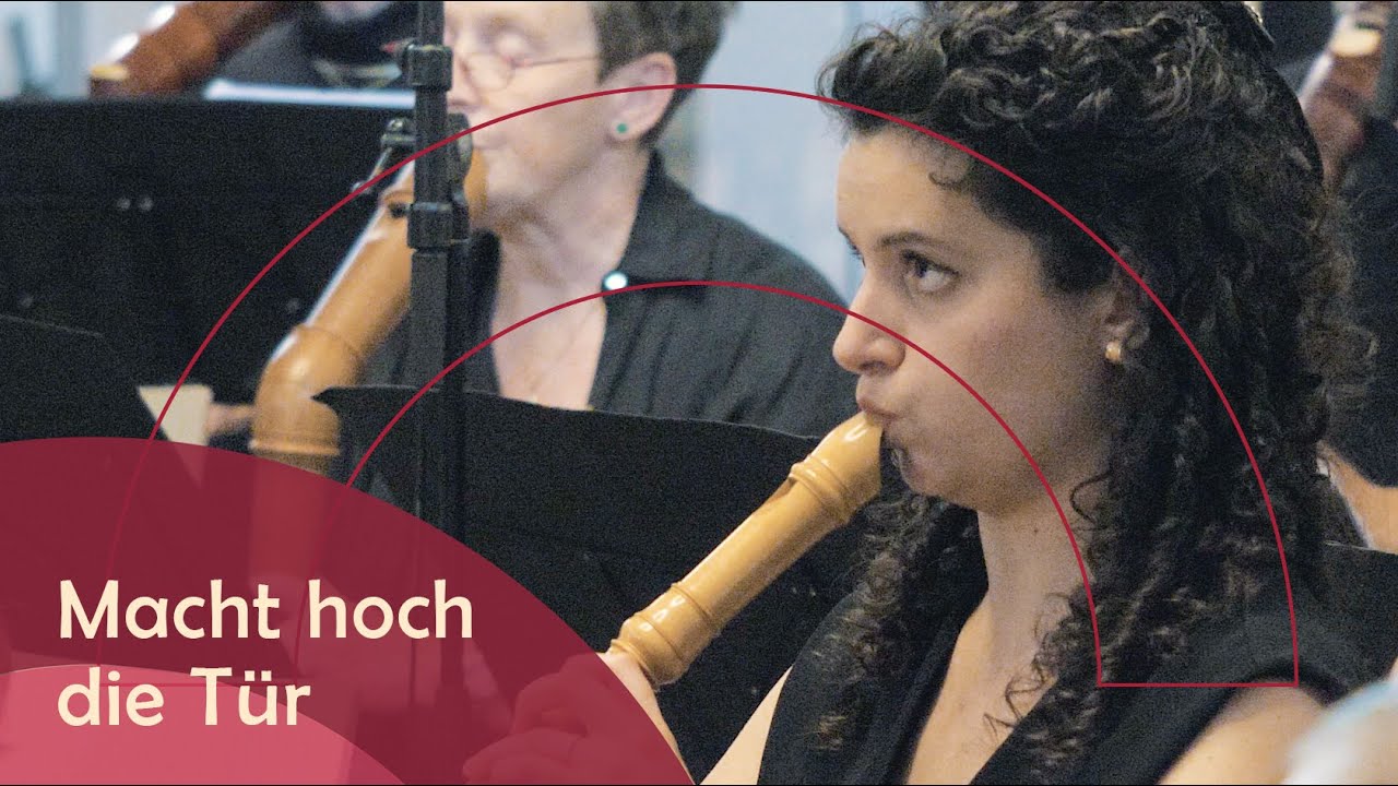 Max Reger: Macht hoch die Tür | Berliner Blockflöten Orchester