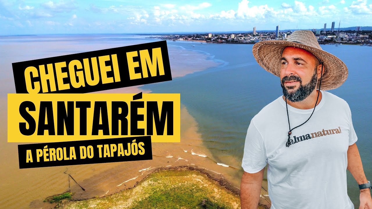 SANTARÉM PARÁ - A PÉROLA DO TAPAJÓS | ENCONTRO DAS ÁGUAS | ORLA DE SANTARÉM | #VIAGEM #SANTAREM