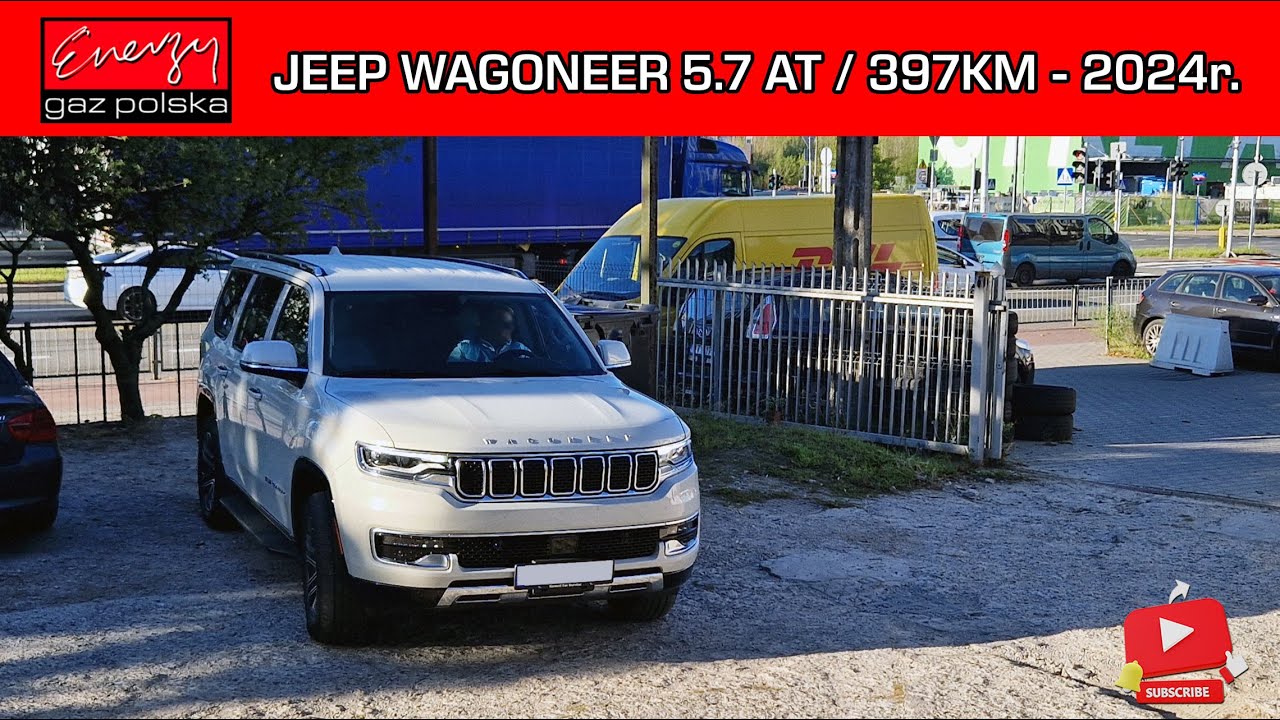 MONTAŻ LPG JEEP WAGONEER HYBRYDA 5.7 AT 397KM 2024R NA GAZ BRC W ENERGY GAZ POLSKA