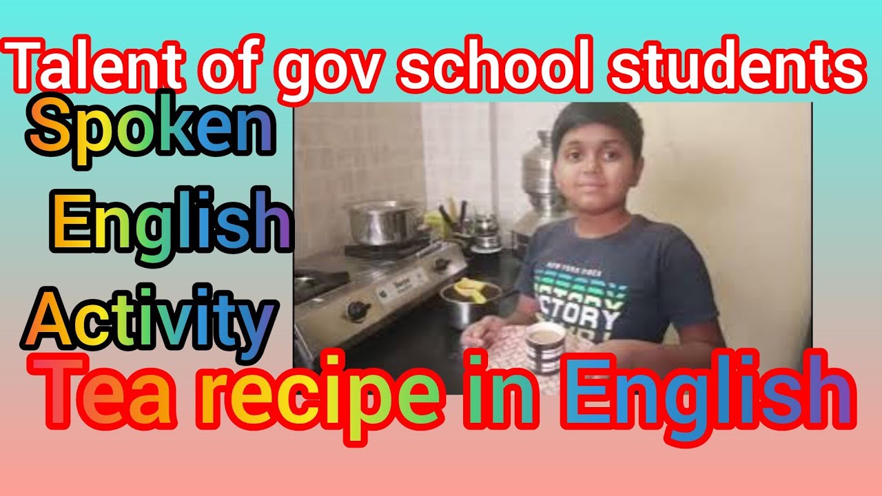 How to make a tea || speaking recipe ||english conversation