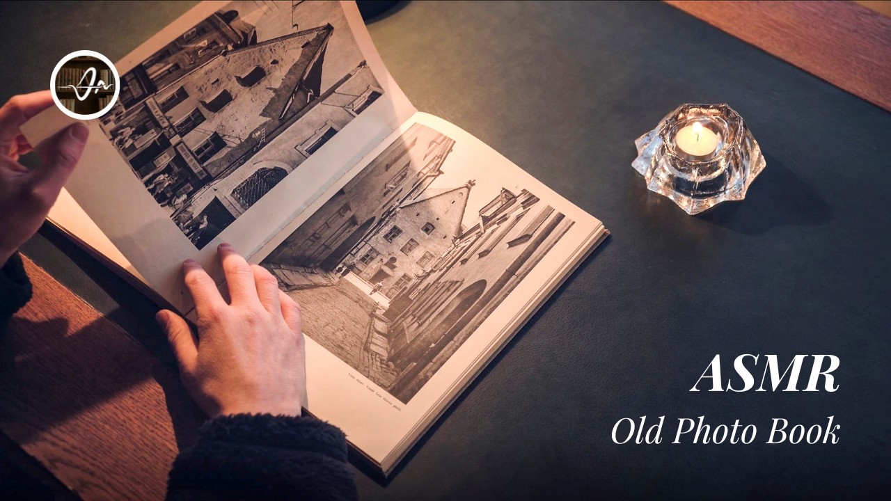 Page Turning ASMR | Tallinn 1958 Black & White Photobook