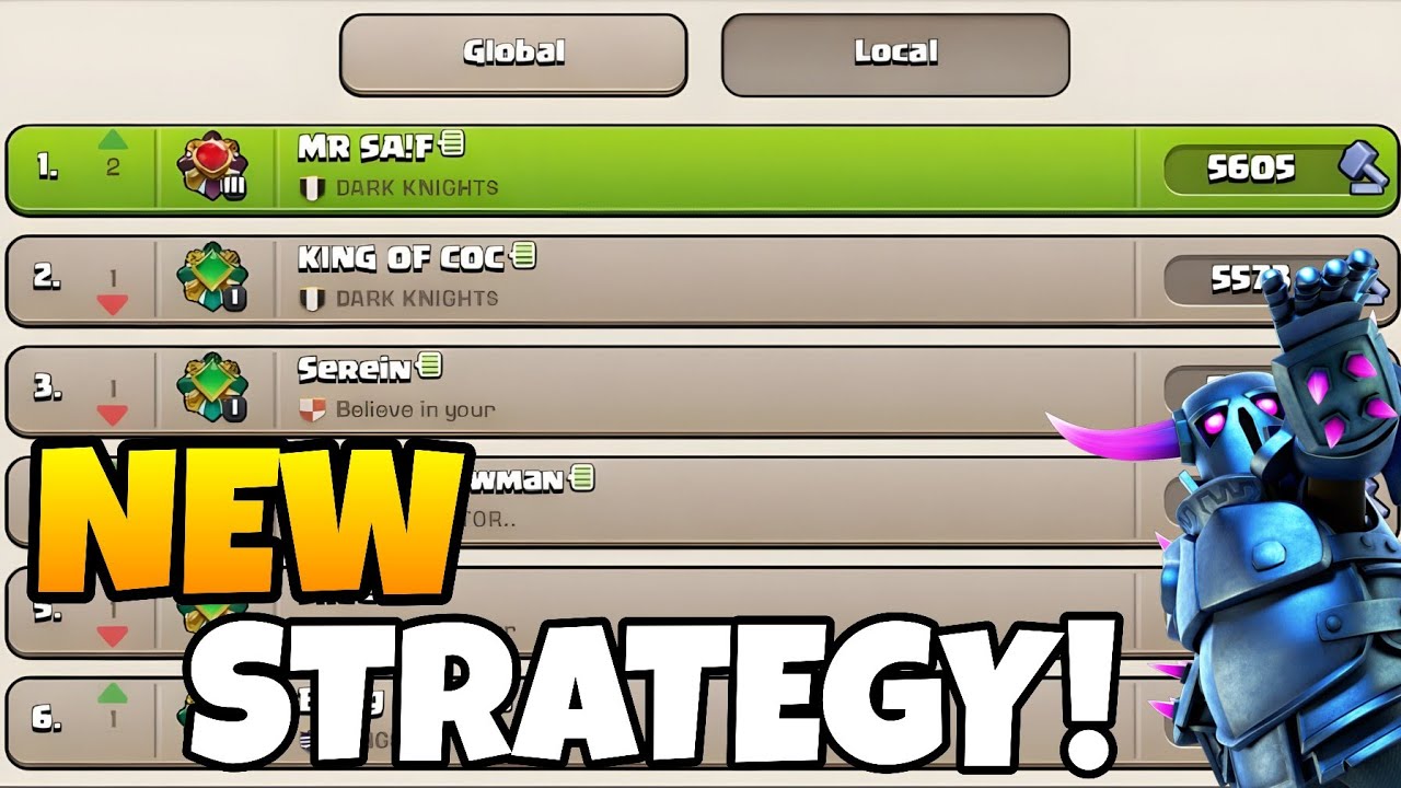 Новая мета-стратегия BH10 сломана 😱 Глобальный рывок к 5600+ трофеям | Clash of Clans