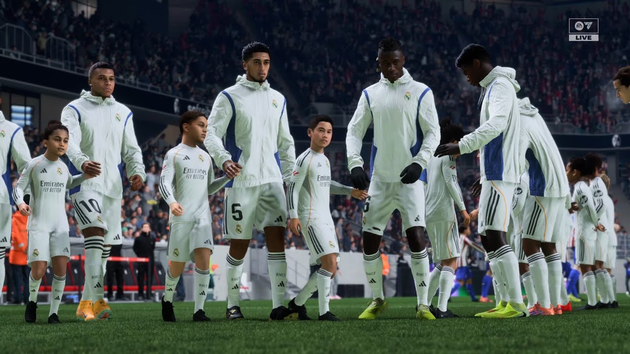 Real Madrid vs Atletico de Madrid - EA FC 26 - Probando monitor Asus TUF LED IPS 24