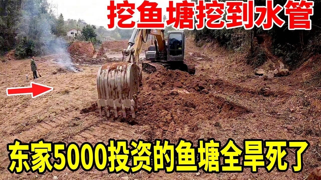 东家花3000元挖鱼塘，2000买鱼。出去工作几个月回来堤坝冲垮了，喊我过来修复，顺便看看还有没有鱼