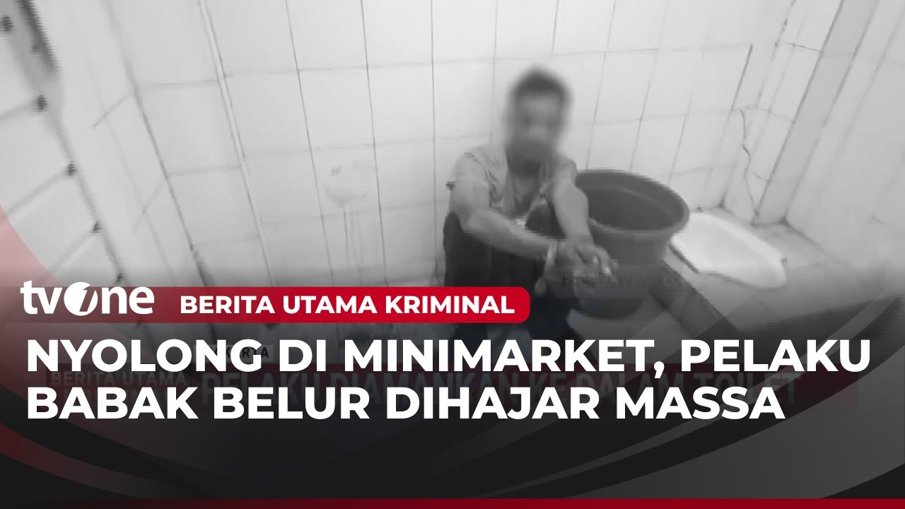 Pelaku Pencurian Minimarket Melawan Pakai Golok saat Aksinya Kepergok | Berita Utama Kriminal