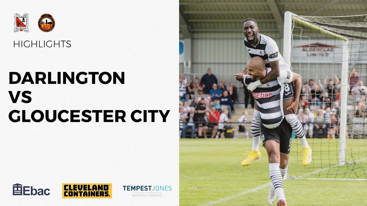 Darlington 3-1 Gloucester City - National League North - 2022/23