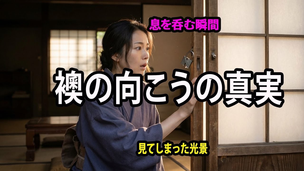 【シニア恋愛】夫の出張中、義父が言った。「襖の鍵が壊れてしまってな……見てくれないか。」開けた瞬間、息を呑む光景がそこにあった―…