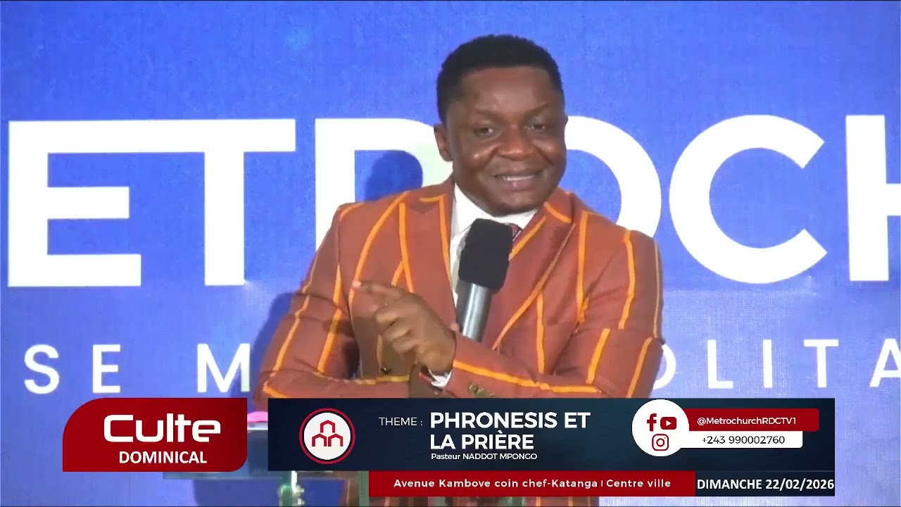 140- PHRONESIS ET LA PRIÈRE | avec Pst Naddot MPONGO | METROCHURCH RDC 