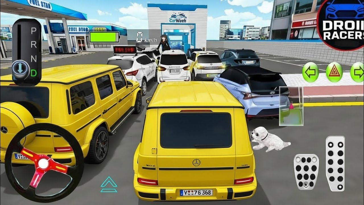 New Mercedes G63 stuck in Car Wash 🚓3D Driving Class Game - Car Gameplay 