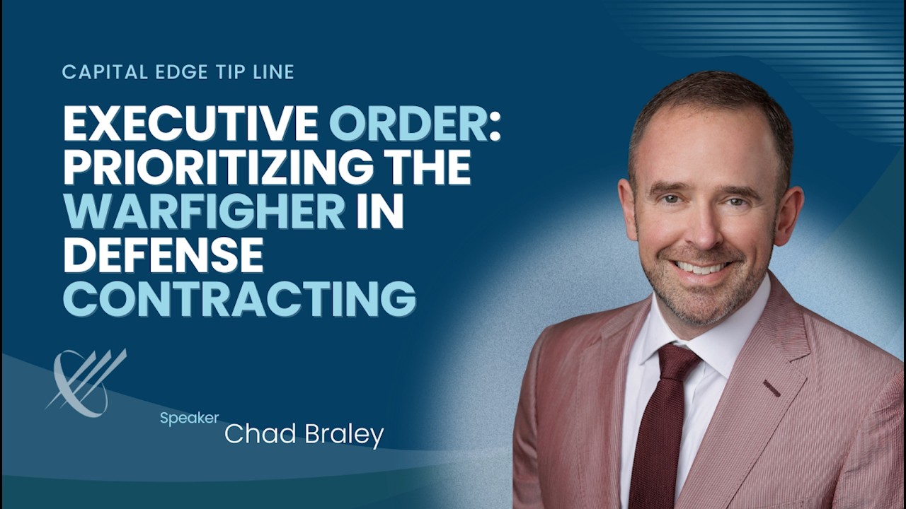 Executive Order: Prioritizing the Warfigher in Defense Contracting – Tip Line 13