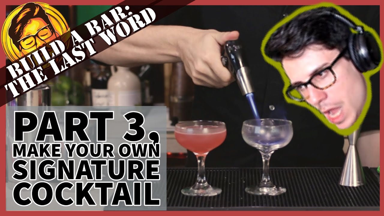 Making a Signature Last Word Cocktail | Build a Bar Part 3 | cointricktwitch