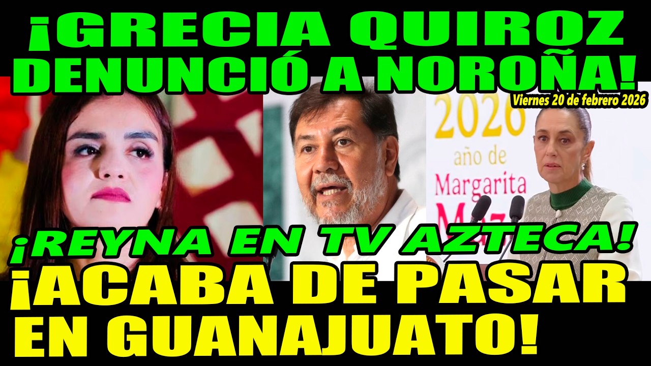 ¡Grecia Quiroz denunció a Noroña! Pasó en Guanajuato ¡Van por Sheinbaum!