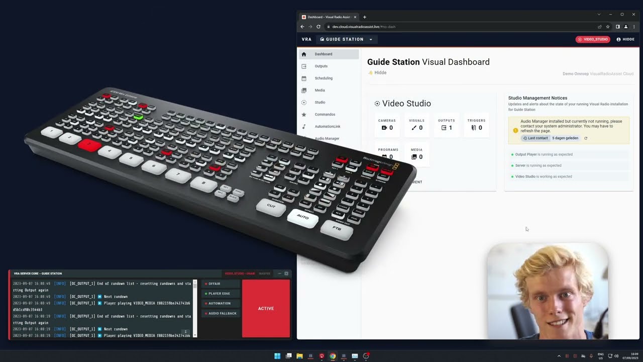Use an ATEM as automated video switcher for Visual Radio Assist &ndash; Guide