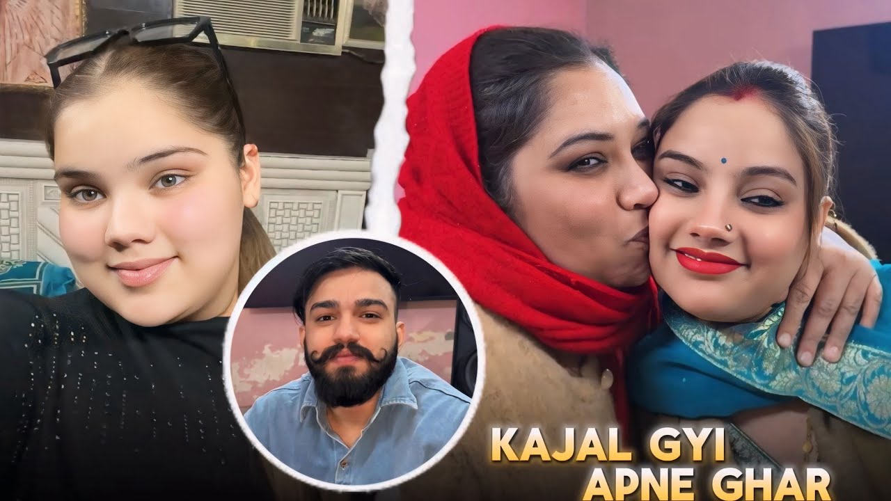 Kajal gyi apne ghar #nandinikarnaliya 
