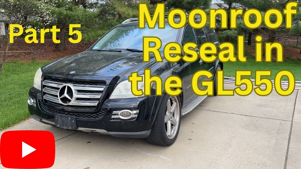 Переклейка люка в Mercedes GL550 X164 (часть 5)