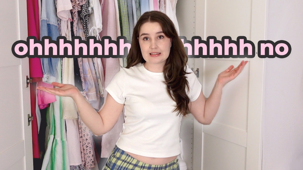 decluttering my entire wardrobe bc i'm moving lol