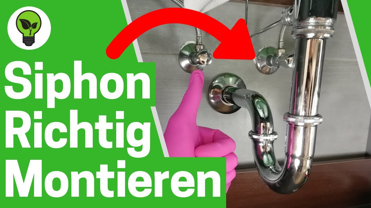 Siphon Montieren Waschbecken ✅ULTIMATIVE ANLEITUNG: Wie Waschtisch Röhrengeruchsverschluss Einbauen?