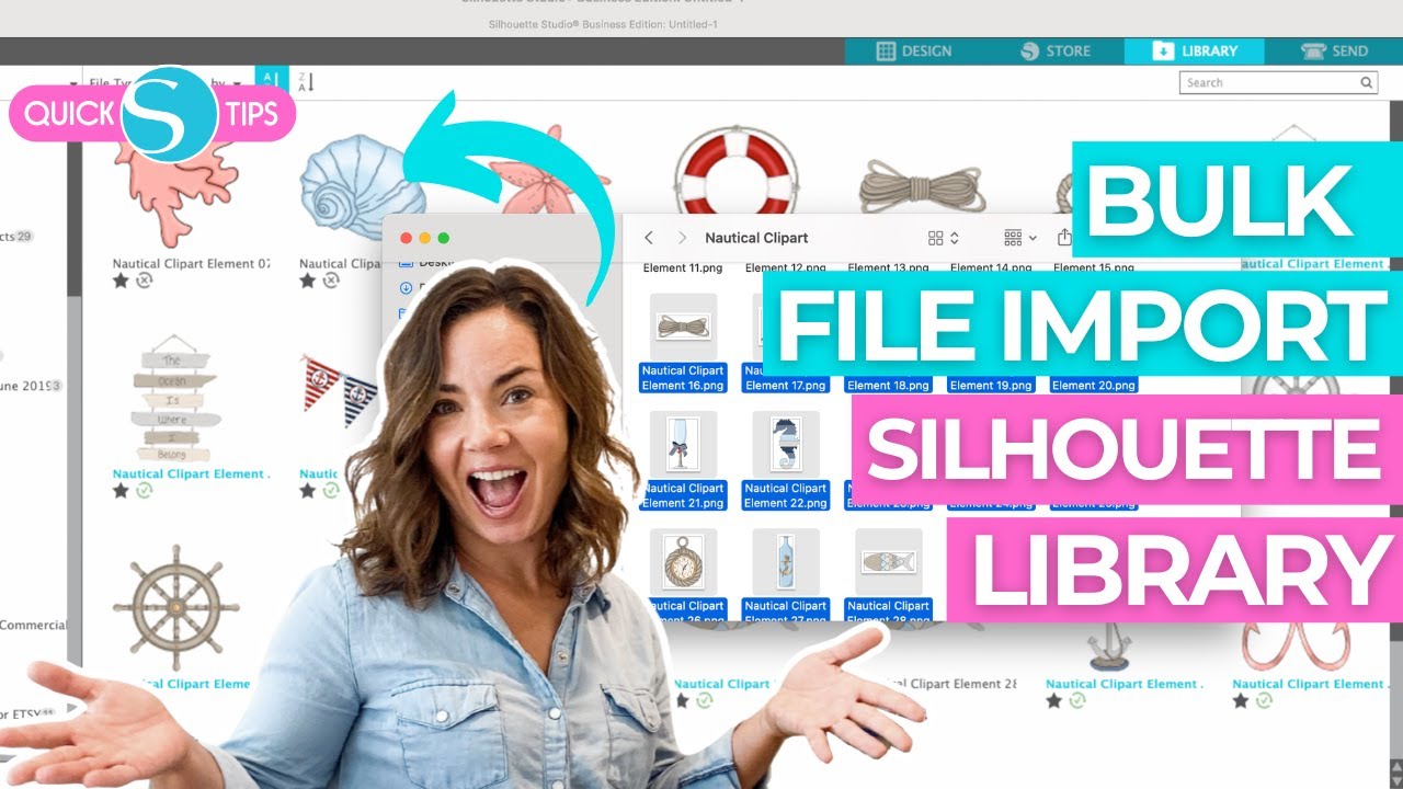 I'm Not a Silhouette Studio Library Fan But...Bulk Import 🤯