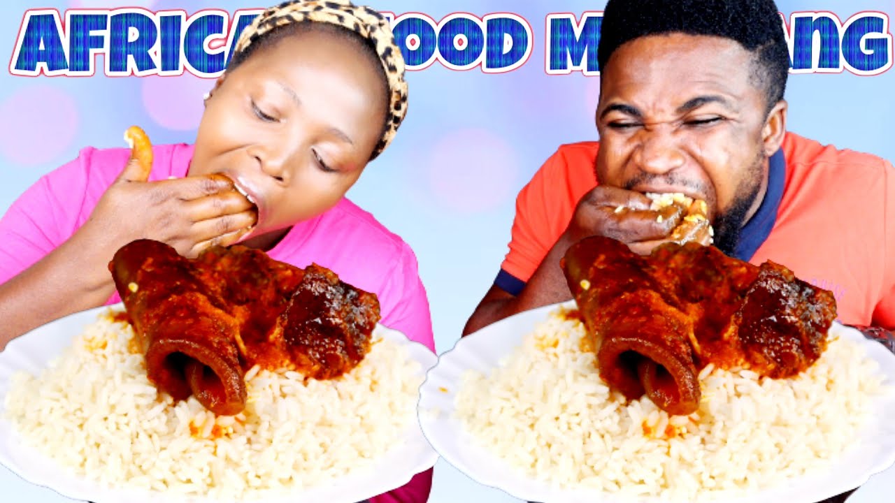 HILARIOUS CHOOSE AND EAT (GONE WRONG)😱| RICE AND TOMATOES PEPPER STEW WITH KPOMO | AFRICAN FOOD