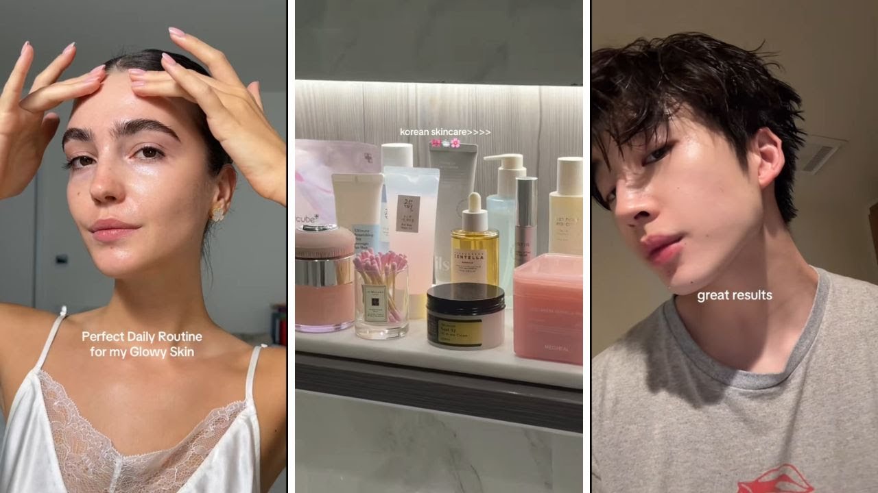 Skincare routine tiktok compilation 25
