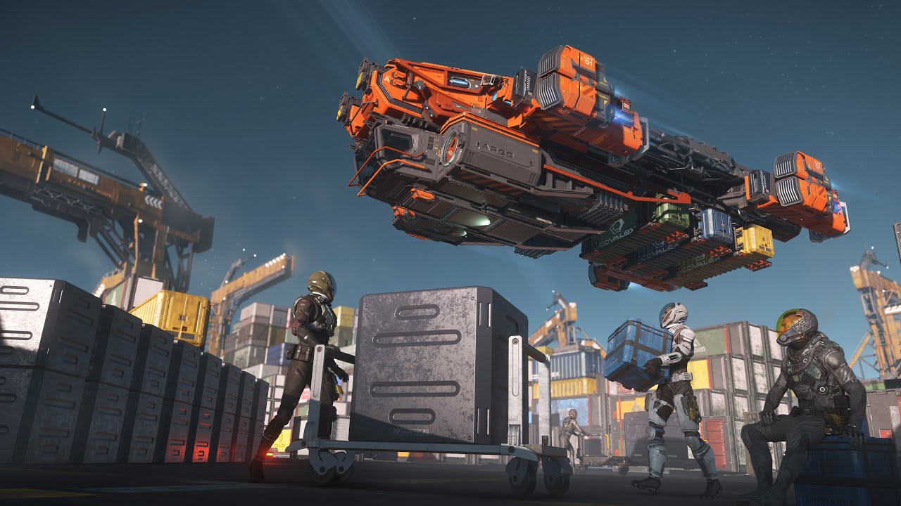 Star Citizen!!!! Hesperia. Dia de logistica