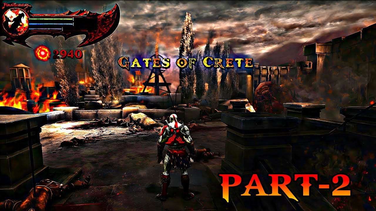 God of War Ghost of Sparta - Very Hard No Damage Run, Part-2 / God of War 3 Blades of Athena Mod