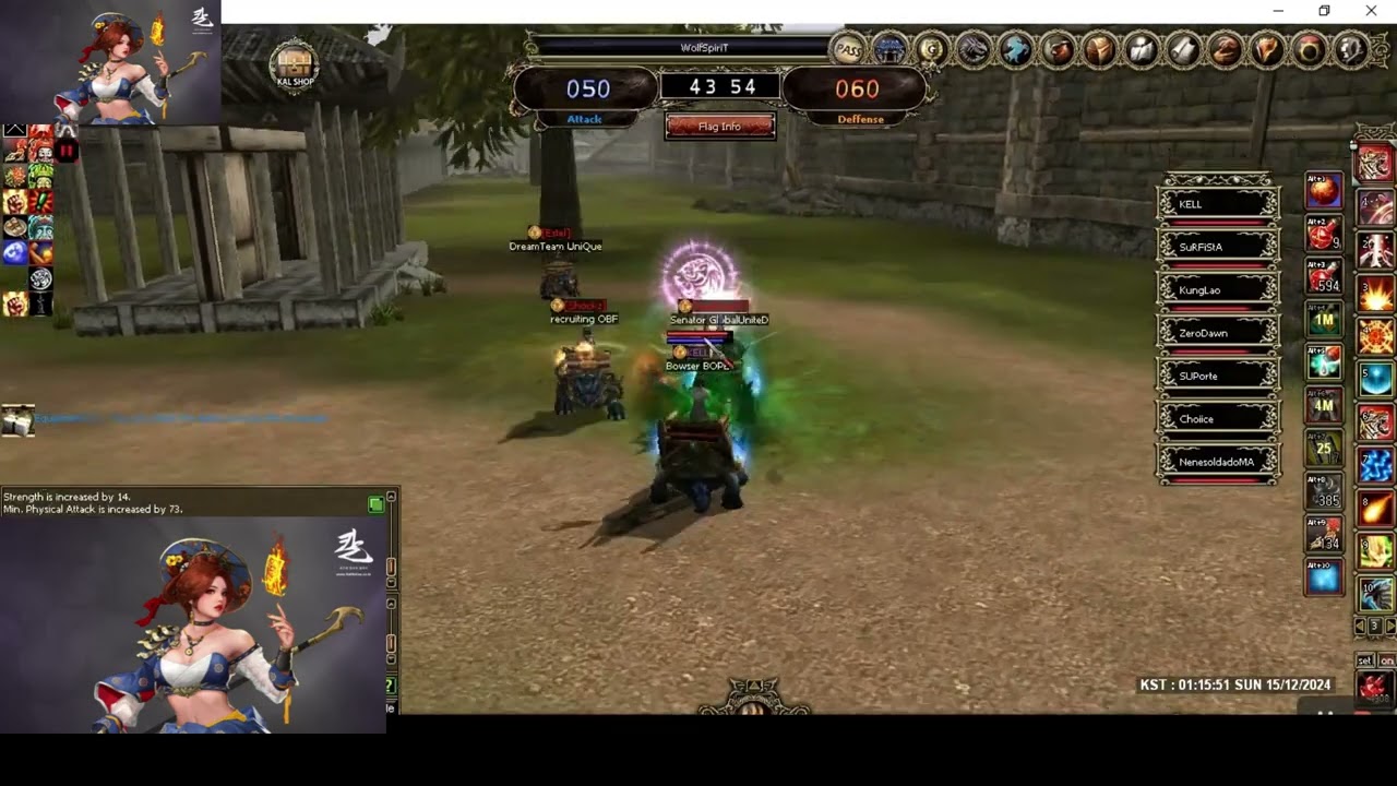 KalOnline Castle Siege (defender) With Nub MA !