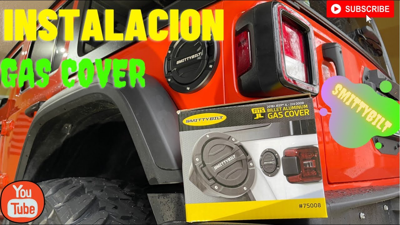 Instalación de gas cover Smittybilt Jeep JL 2018+ 2/4 puertas (ESPAÑOL)