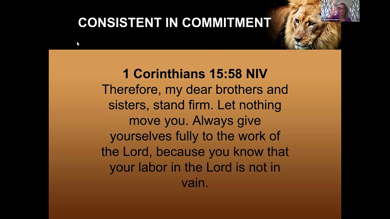 Consistency In Commitment