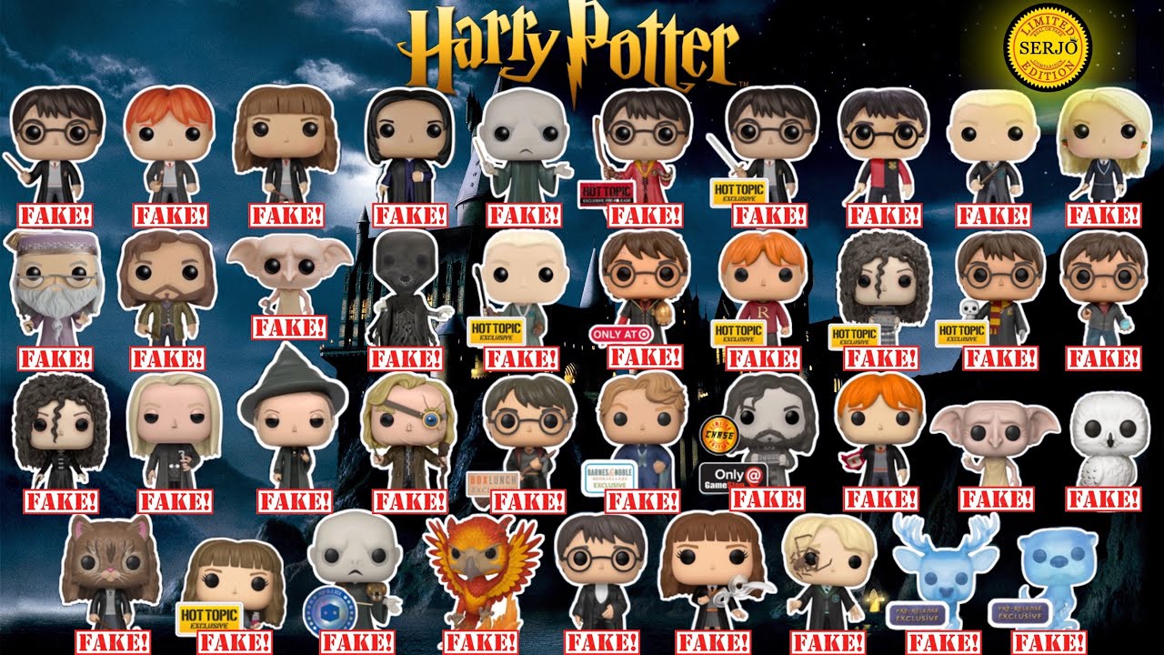 Comparisons of 41 fakes by Funko POP! Harry Potter!