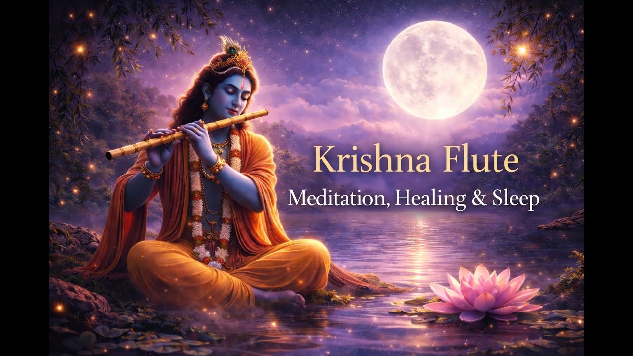 Krishna Flute for Deep Healing, Sleep & Meditation | Gentle Healing Flute for Meditation & Rest