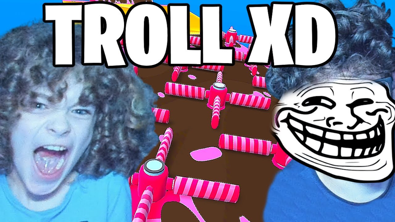 ÉPÍTETTEM EGY TROLL PÁLYÁT BARÁNAK A STUMBLE GUYSBAN!