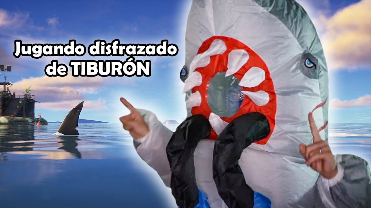 JUEGO DISFRAZADO DE TIBURÓN