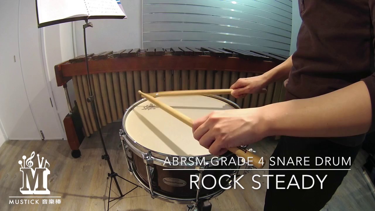 ABRSM Grade 4 Snare Drum- Rock steady